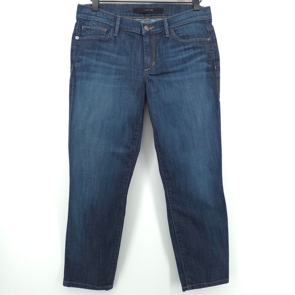 Joe's Jeans Jackie Women Slim Crop Jeans 29 Dark Blue CRSC5337 Denim